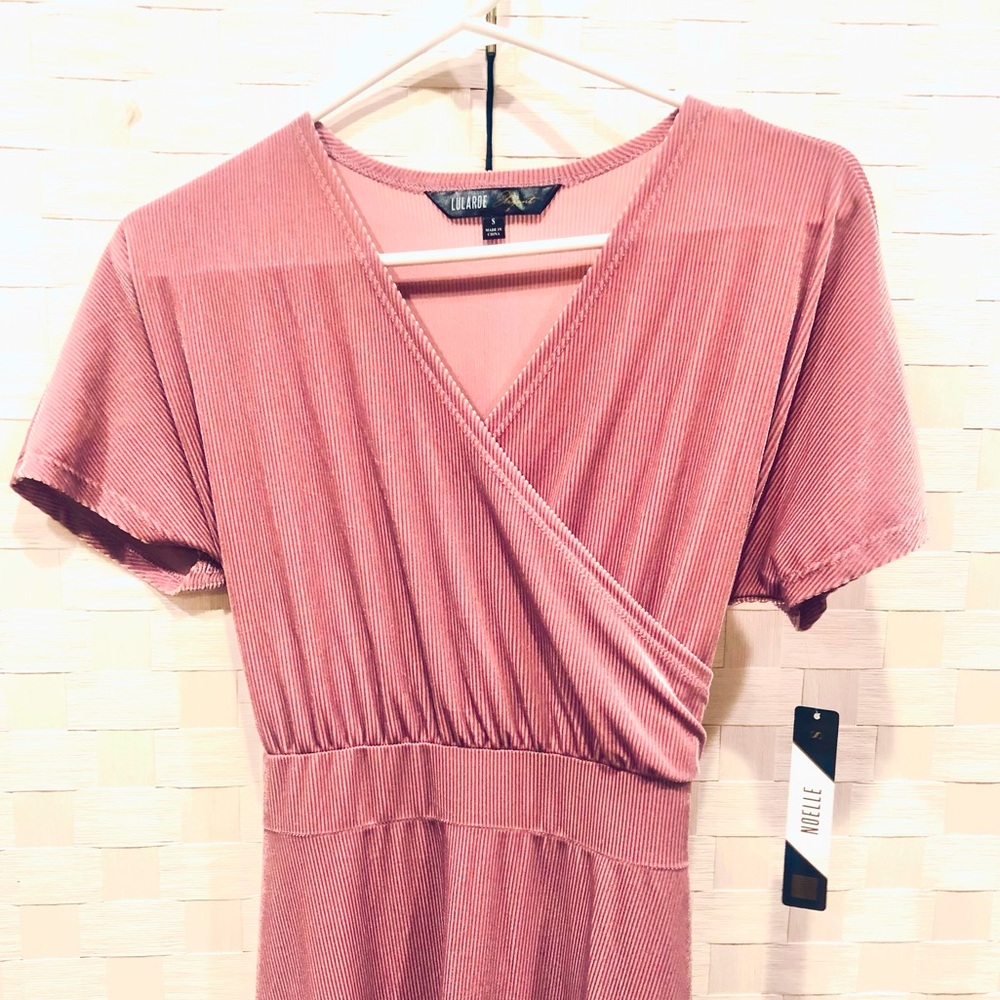 LuLaRoe floor length Noelle dress from the elegant collection